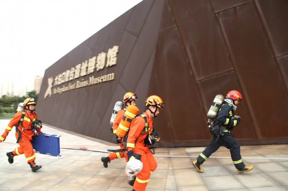 大沽口炮臺遺址博物館開展消防演練活動 建設平安紅色景區(qū)