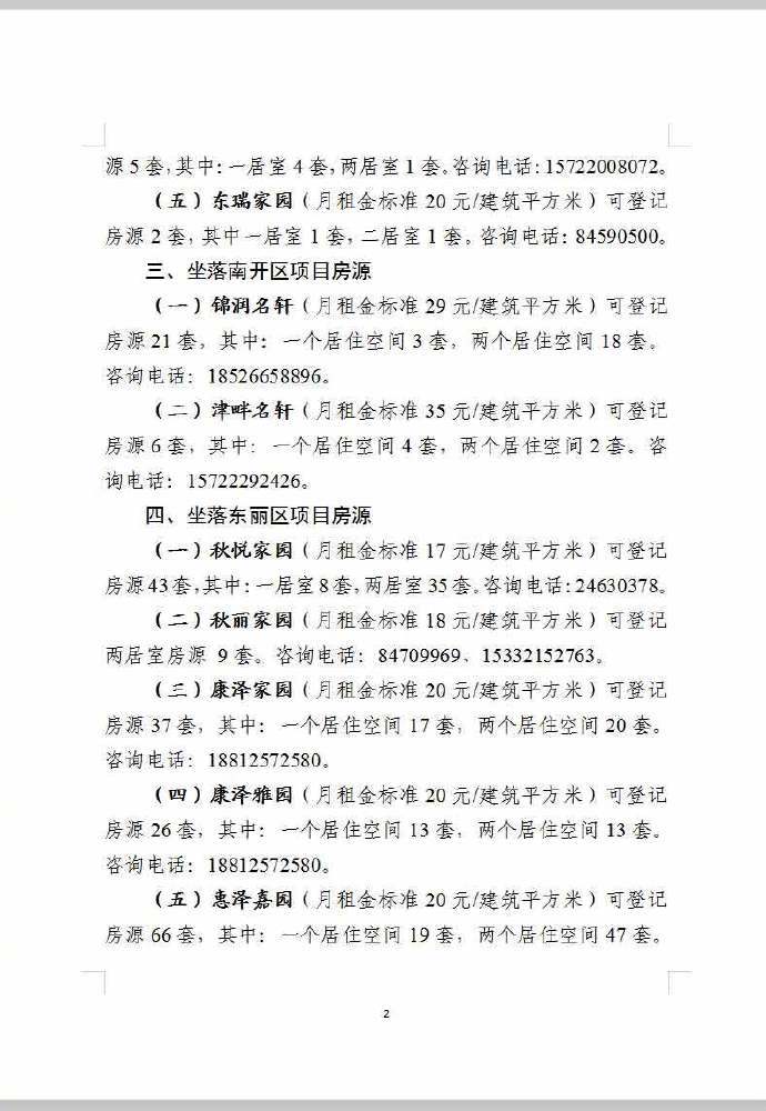 1676套公租房今起登記 津這7個區(qū)符合條件的家庭抓緊