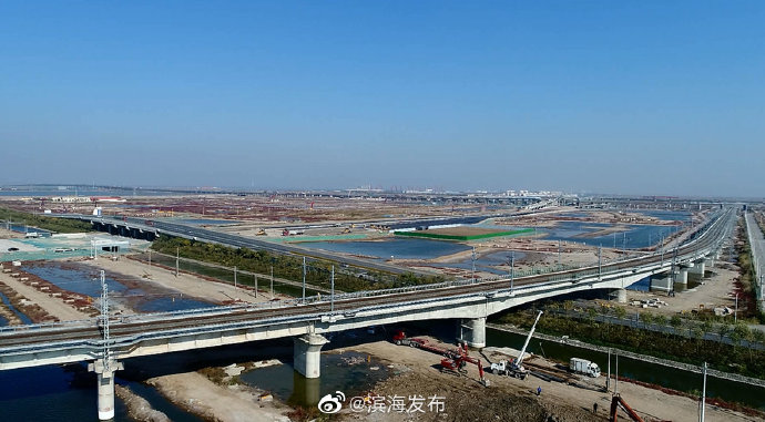 天津南港鐵路全面建成通車