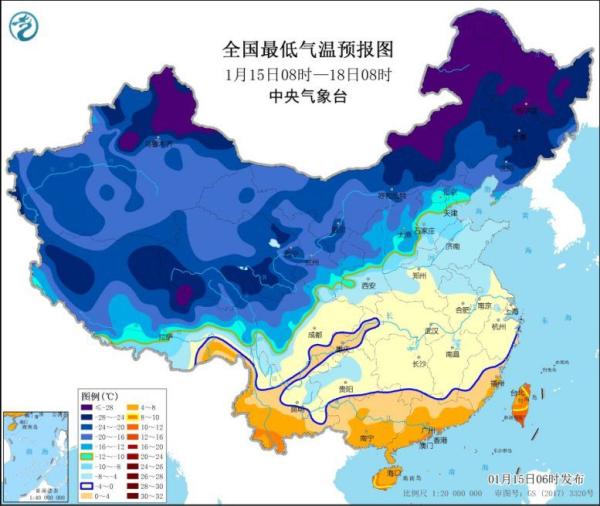 較強冷空氣影響我國大部地區(qū) 局地降溫達(dá)12℃