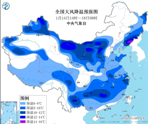 揚沙＋7級大風！天津新一輪寒潮到貨！雪又要……