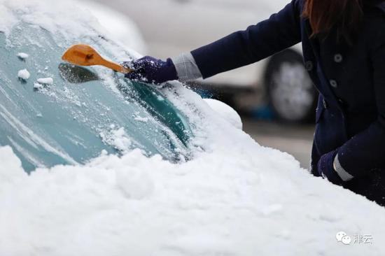 天津雪景圖新鮮到貨！路面情況如何?高速、機場受影響嗎?